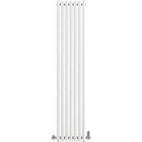 Terma Rolo-Room 1800mm x 370mm 2735BTU White Vertical Designer Radiator (297HR)