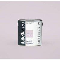 LickPro Max+ 2.5Ltr Purple 06 Matt Emulsion Paint (297JY)