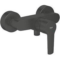 Grohe Start Exposed Single Outlet Manual Matte Black Wall-Mounted Shower Mixer Valve (297KW)