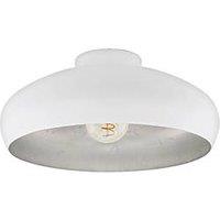 Eglo Mogano Ceiling Light White/Silver (297PL)