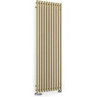 Terma Rolo Room 1800mm x 590mm 4297BTU Brass Vertical Designer Radiator (297RH)