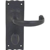 Smith & Locke Regal LoB WC Door Handles Pair Antique Black (2981H)