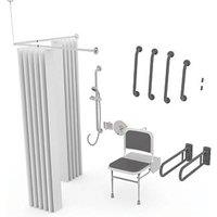 Nymas Doc M Concealed Valve Shower Pack Grey 17 Piece Set (299JM)