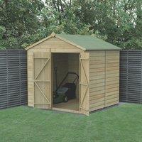 Forest Beckwood 7' x 7' (Nominal) Reverse Apex Shiplap Timber Shed with Base (300RF)