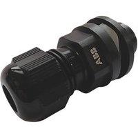 ABB Plastic Quick-Connect Cable Glands 25.2mm Black 10 Pack (301JK)