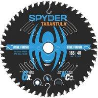 Spyder Tarantula Wood/Chipboard/MDF Fine Circular Saw Blade (20A) 165mm x 16mm 40T (301YL)