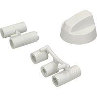 Electruepart KNB2205 Universal Multifit Cooker Control Knob - White (301YV)
