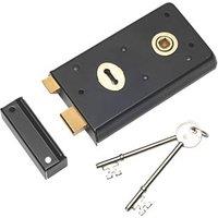 Eurospec Rim Lock Black 145mm x 80mm (3030T)