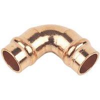 Flomasta Brass Solder Ring Equal 90 Elbows 8mm 2 Pack (30320)