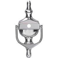 Fab & Fix Classic Door Knocker with Spyhole Polished Chrome 76mm x 162mm (3032P)