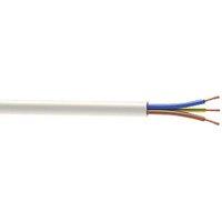 Time 3093Y White 3-Core 0.75mm Flexible Cable 50m Drum (30349)