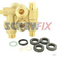 Baxi 7212007 BRASS RETURN ASSEMBLY NO RESTRICT (303GW)