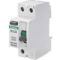 Crabtree Starbreaker 80A 30mA DP A Curve RCCB (303VF)