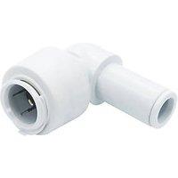 FloPlast FloFit+ Plastic Push-Fit Equal 90 Stem Elbow 22mm (304PY)