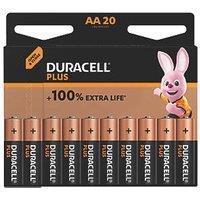 Duracell Plus AA 1.5V Alkaline Batteries 20 Pack (304RP)