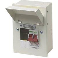 Wylex 4-Module 2-Way Part-Populated Main Switch Consumer Unit (3056J)
