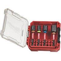 Milwaukee Shockwave Hex Shank Nut Driver Set 7mm-13mm 4 Pcs (305GE)