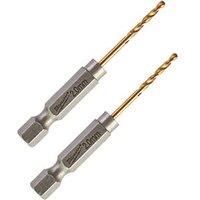 Milwaukee SWave Hex Shank Metal Drill Bits 2mm x 59.5mm 2 Pack (305HH)