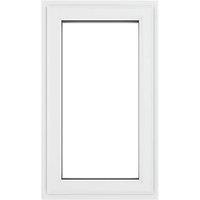 Crystal Left-Hand Opening Clear Double-Glazed Casement White uPVC Window 610mm x 1190mm (305JP)