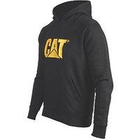 CAT Trademark Hooded Sweatshirt Black 4X Large 58-60" Chest (305VG)