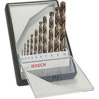 Bosch Robust Line Straight Shank Metal Drill Bits 10 Piece Set (3061V)