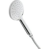Highlife Bathrooms SH401 Shower Handset Chrome/White 120mm x 245mm (306HL)