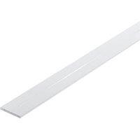Rothley White Plastic Flat Bar 1000mm x 20mm x 2mm (306JP)