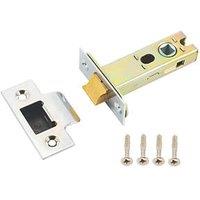 Smith & Locke Chrome Tubular Mortice Latch 76mm Case - 57mm Backset (306PX)
