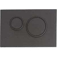 Fluidmaster Circle Dual-Flush T-Series Activation Plate Black (306PY)