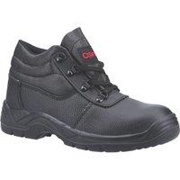 Centek Parker Size 7 Black Steel Toe Cap Safety Boots (306XC)