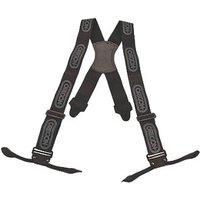 Oregon Logger Trouser Braces Black Button Hole Attachment (3078X)