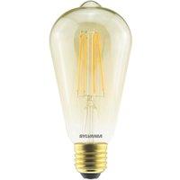 Sylvania ToLEDo Retro V5 GL 825 SL E27 ST64 LED Light Bulb 560lm 6W (307TK)