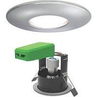 4lite Fixed Fire Rated LED Smart Downlights Chrome 5W 440lm 2 Pack (308GR)