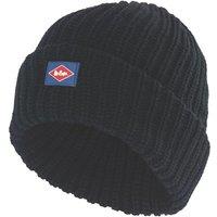 Lee Cooper LCHAT624 Chunky Knit Beanie Hat Black (308HU)