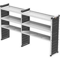 Van Guard Universal Trade Double Van Racking Unit (4 Straight & 2 Angled Shelves) 2216mm x 381mm x 1279mm (308KP)