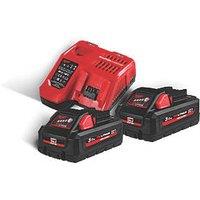 Milwaukee M18HNRG-302 18V 3.0Ah Li-Ion RedLithium High Output Batteries & Charger (308XH)