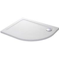 Mira Flight Safe Offset Quadrant Shower Tray Left-Handed White 1000mm x 800mm x 40mm (3093X)