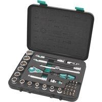 Wera 8100 SB 4 Zyklop Speed 3/8" Drive Ratchet & Socket Set 38 Pcs (309FU)