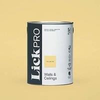 LickPro Max+ 5Ltr Yellow 08 Eggshell Emulsion Paint (309JY)