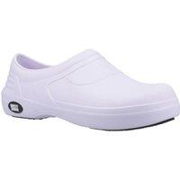 Safety Jogger BESTCLOG OB Size 3.5 White Water-Resistant Slip-On Occupational Work Shoes (309YR)
