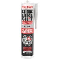 Evo-Stik Sticks Like Sh*t Turbo Solvent-Free Grab Adhesive Clear 290ml (309YY)