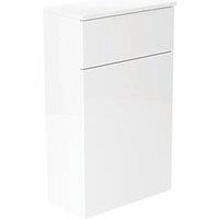 Newland Floorstanding Toilet Unit White Gloss 500mm x 260mm x 850mm (310RN)