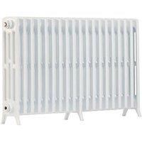Arroll Edwardian 650mm x 1142mm 5320BTU White Horizontal Designer Radiator (311KY)