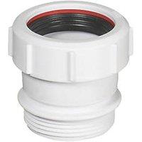 McAlpine S31U Compression & BSP Connections Straight Connector White 40mm x 40mm (3126V)