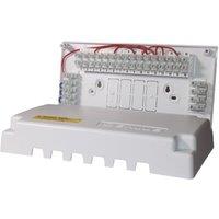 Salus TC100 16A 16-Terminal S & Y Plan Wiring Centre 230mm x 42mm x 127mm (312TM)