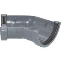 FloPlast MiniFlo uPVC 135 Half Round Gutter Angle Anthracite Grey 76mm (312YE)