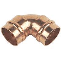 Flomasta Copper Solder Ring Equal 90 Elbows 15mm 2 Pack (31332)