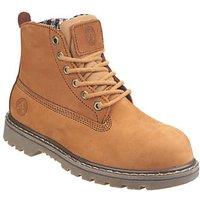 Amblers 103 Size 4 Womens Brown Steel Toe Cap Safety Boots (3135T)