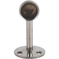 Essentials Rail End Brackets Polished Stainless Steel 32mm 2 Pack (313TE)