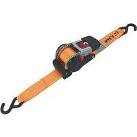 Smith & Locke Retractable Ratchet Tie Down w/ S-Hook 3m x 50mm (313VE)